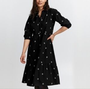 FRANSA SHIRLEY BLACK DRESS- Medium